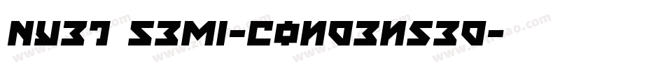 Nyet Semi-Condensed字体转换
